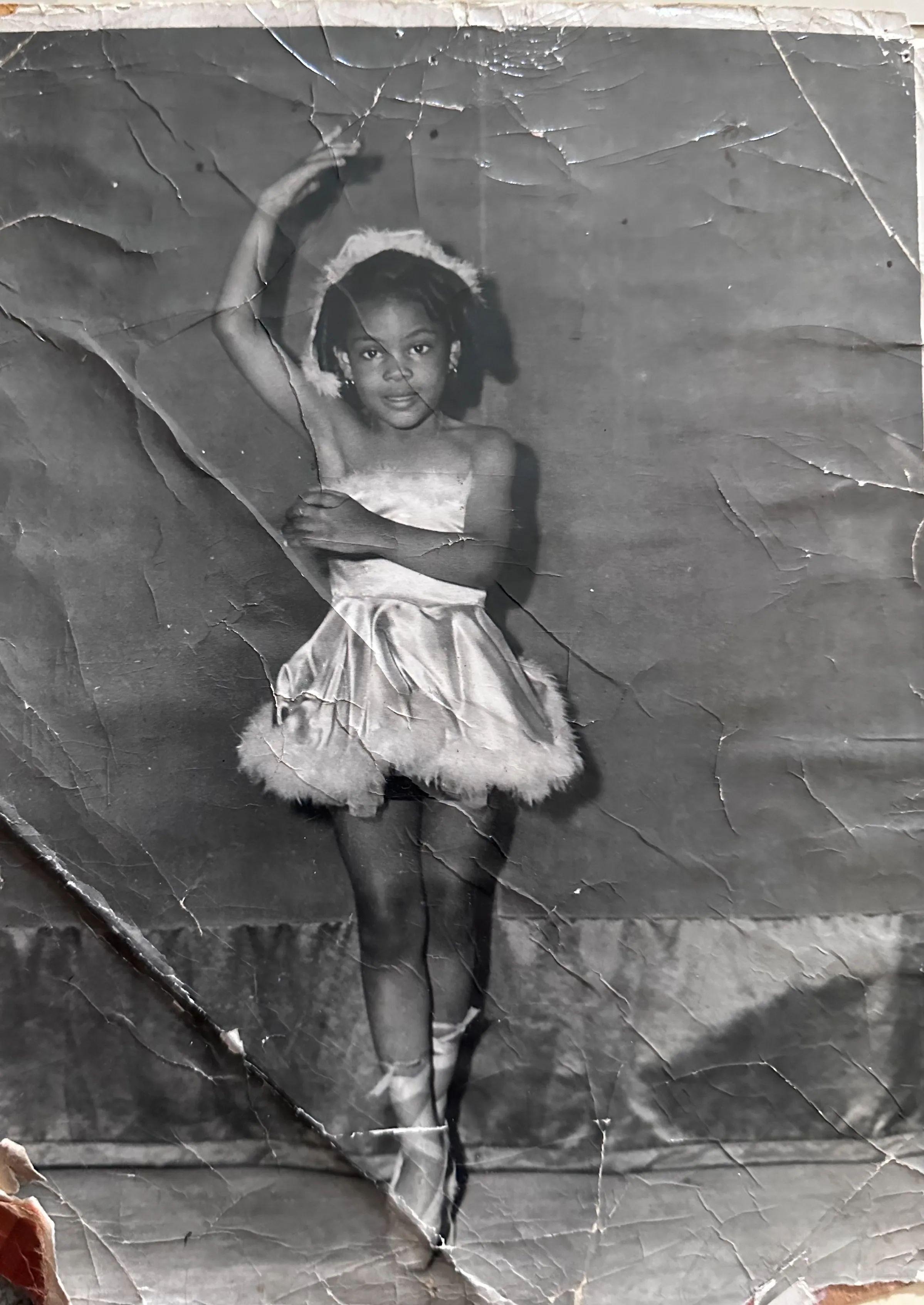 Mary Johnson as a young dancer